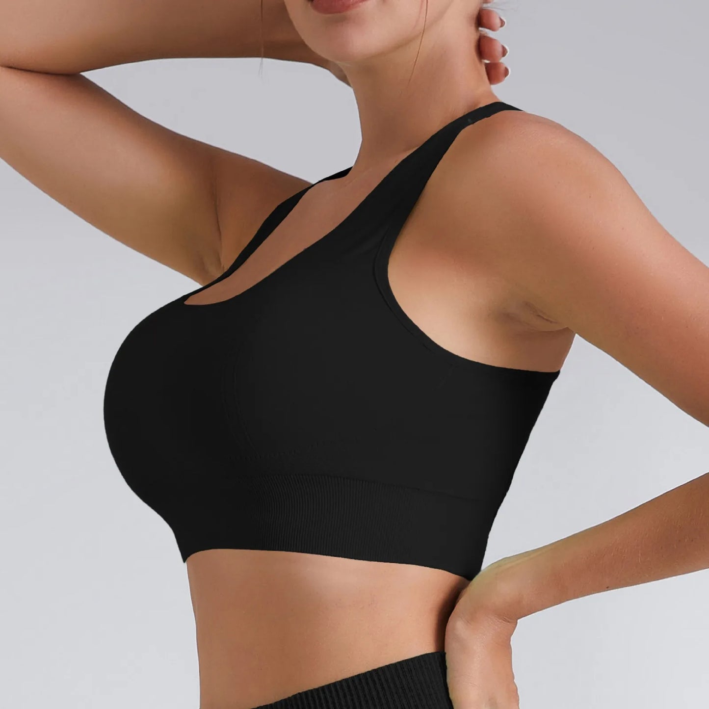 Women Sports Underwear Tight Gym Workout Crop Top Yoga Vest ShockproofSports Bra
