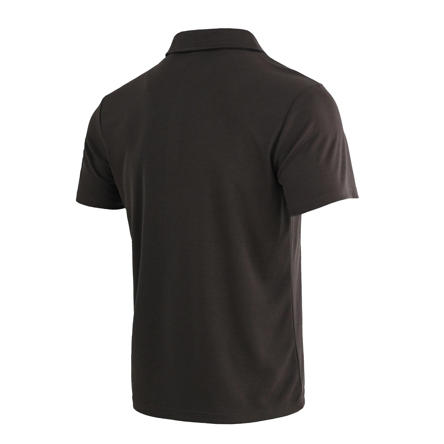 5-piece men's solid color short sleeved polo shirt breathable quick drying short sleeved top