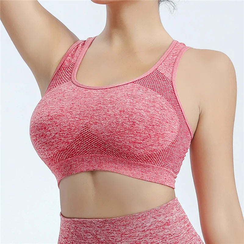 Women Sports Bra Top Push Up Fitness Yoga Bra Underwear Sport Tops For Women Breathable
