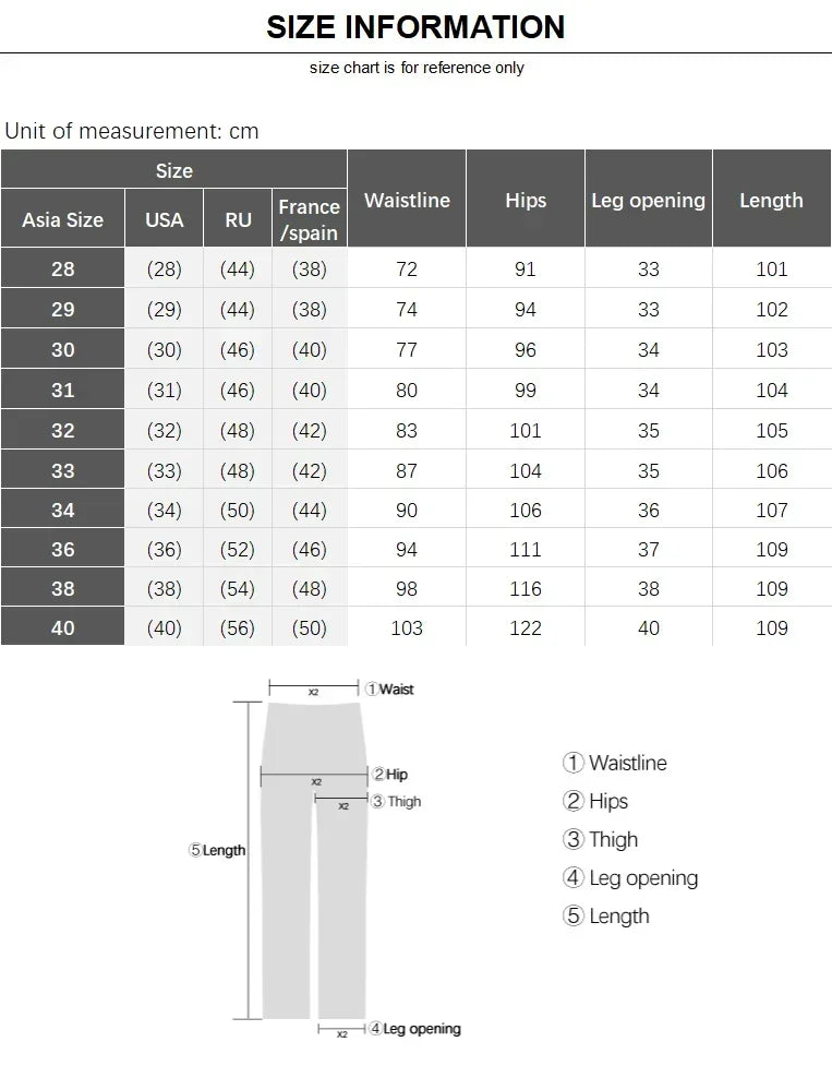 Men Classic Jeans Straight Regular Blue Stretch Denim Trousers Men's
