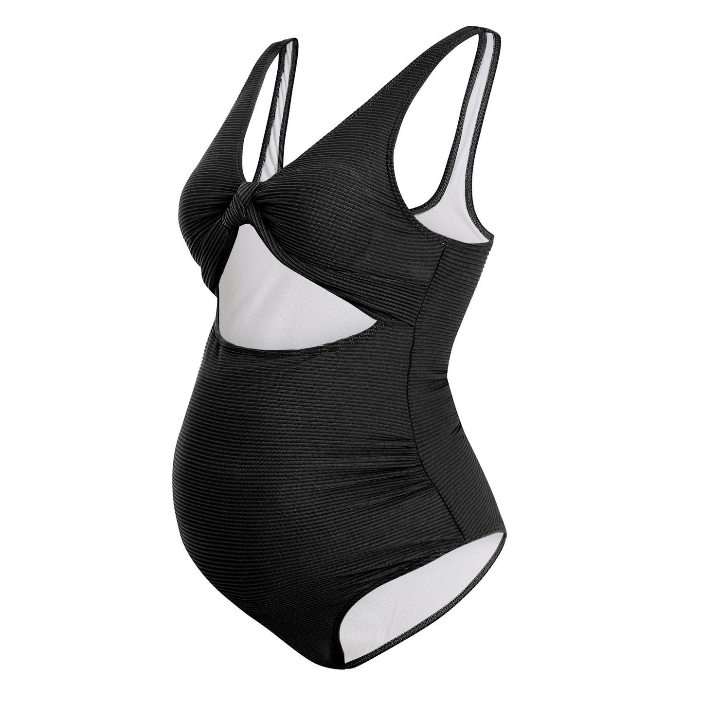 Pregnant Women's New Solid Color Split Swimsuit