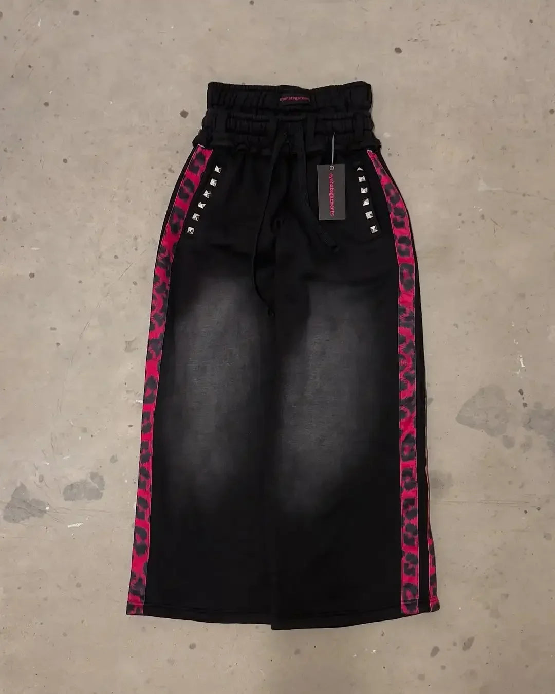 Double waist Pants New Hip Hop Men Women Jogger Drawstring Sweatpants Loose Cargo Trousers