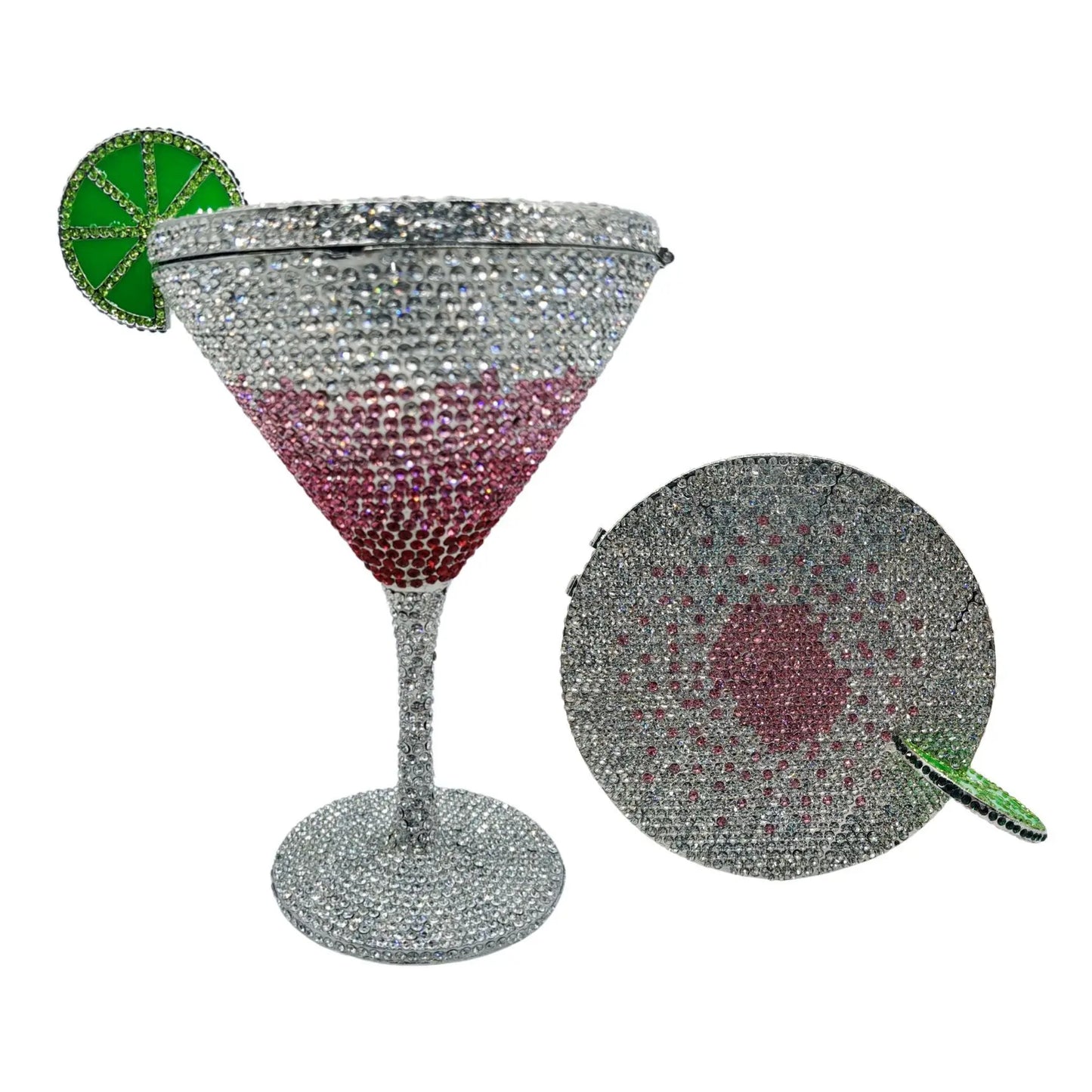 Jewels Martini purse Diamond Evening Purses Crystals Bridal Handbag Dinner Purses Rhinestone Party Clutch Bags