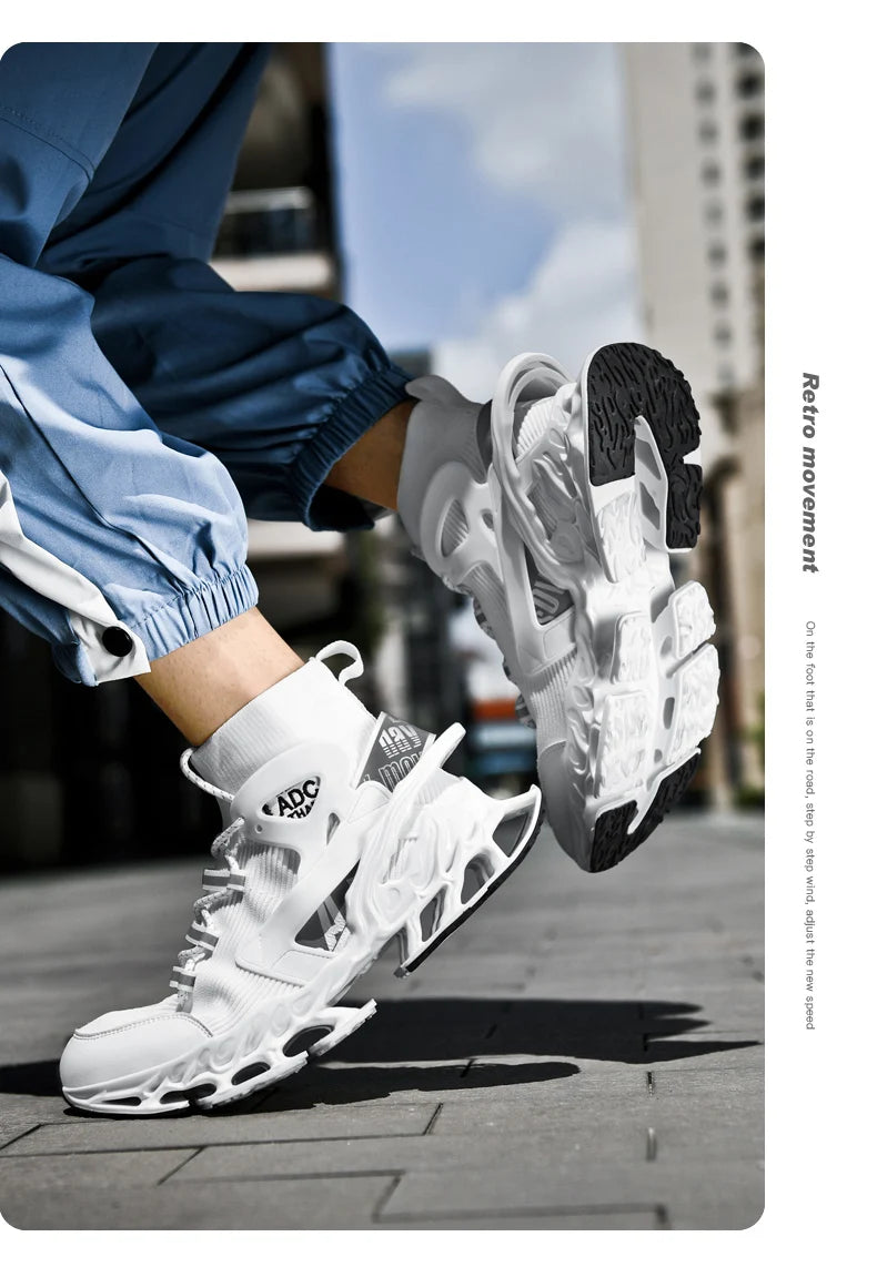Men's Breathable Walking Tennis Running Shoes Blade Fashion Sneakers