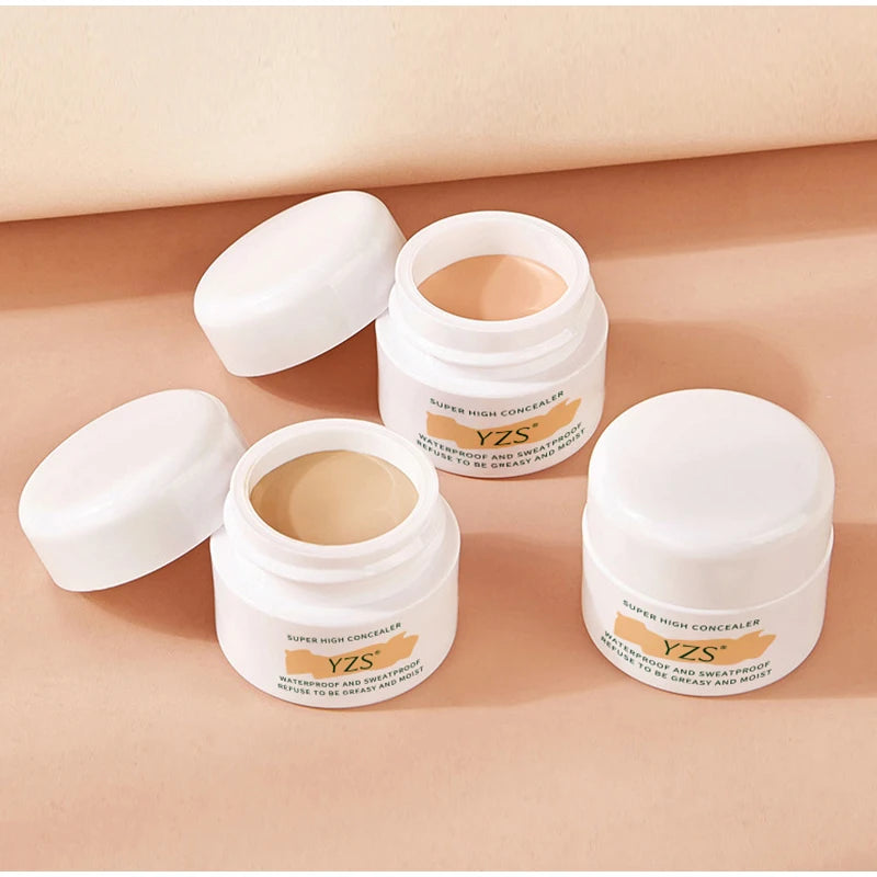 High Definition Concealer Waterproof Full Coverage Concealer For Tattoos Scars Naked beige Natural color
