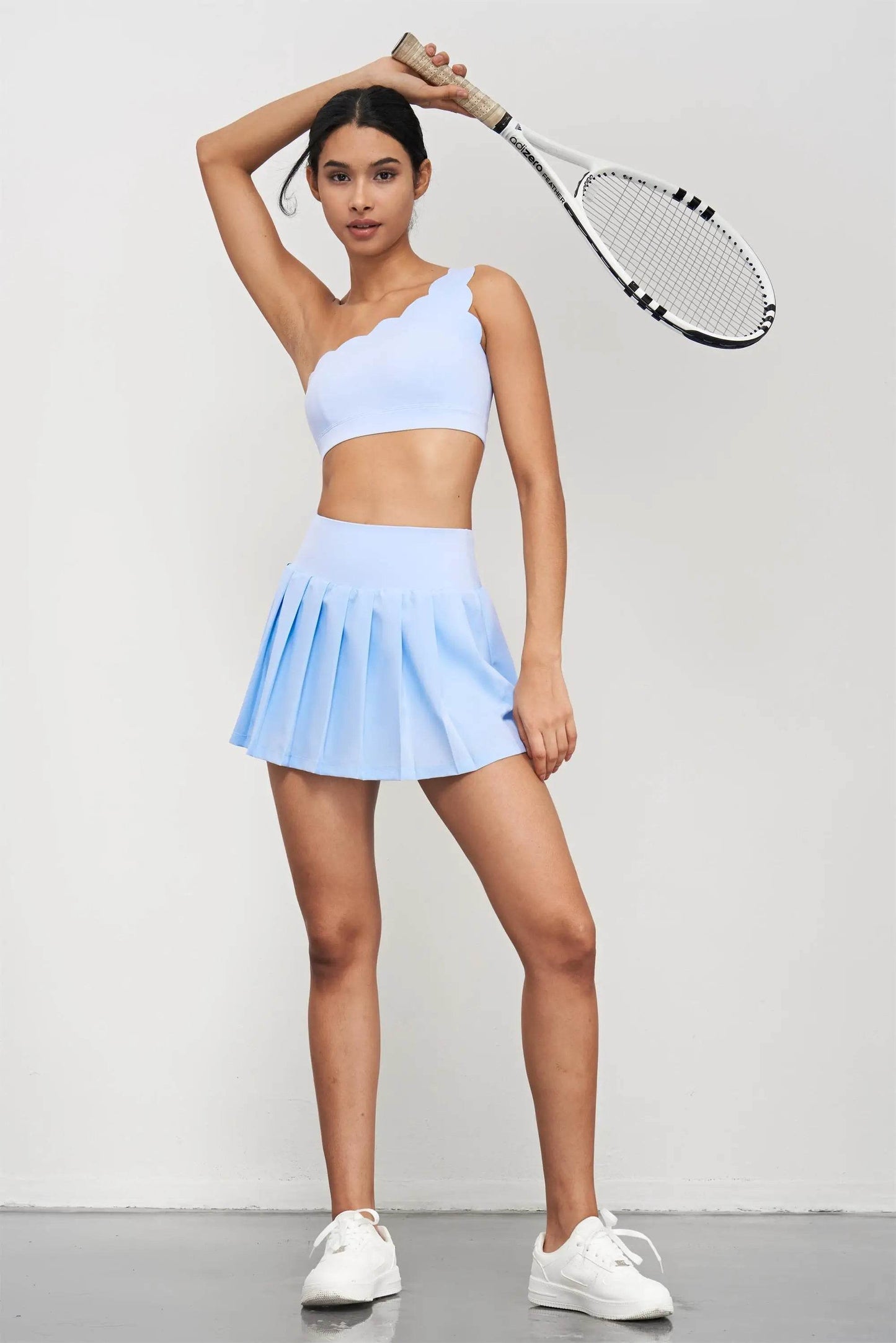 1/2/3Pcs Workout Sets Womens Seamless Gym Sportswear Shock-proof Sport Bra High Waist Yoga Pants Gym Leggings Tennis Skirt - Fashionqueene.com