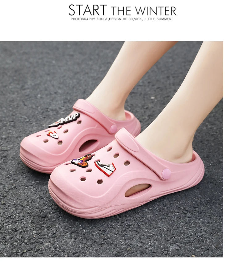 Boys summer garden shoes non-slip indoor soft soled beach sandals