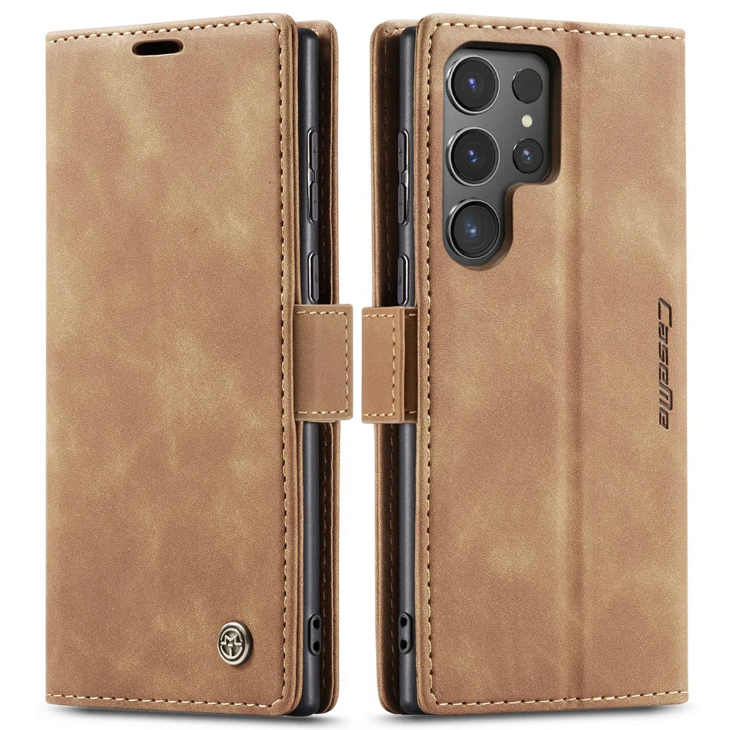Flip Wallet Case for Samsung Galaxy S24 Ultra S24 Plus S24, Leather Magnetic Folio Cover with Card Holder Shockproof For Galaxy S24 Plus / Blue / United States For Galaxy S24 Plus / Black / United States