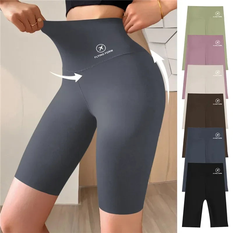 Seamless Women Sports Shorts High Waist Fitness Jogging Body Shaping Boxers Push Up Scrunch Butt Biker Slim Underwear