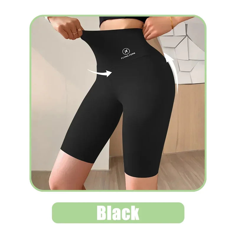 Seamless Women Sports Shorts High Waist Fitness Jogging Body Shaping Boxers Push Up Scrunch Butt Biker Slim Underwear