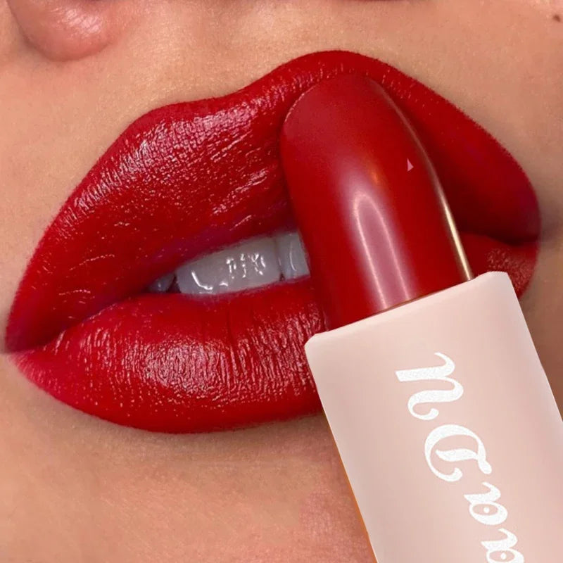 1PC Matte Nude Lipstick Waterproof Long Lasting Non-stick Red Pink Velvet Lipsticks Women Makeup Cosmetic 15 Colors 13 14