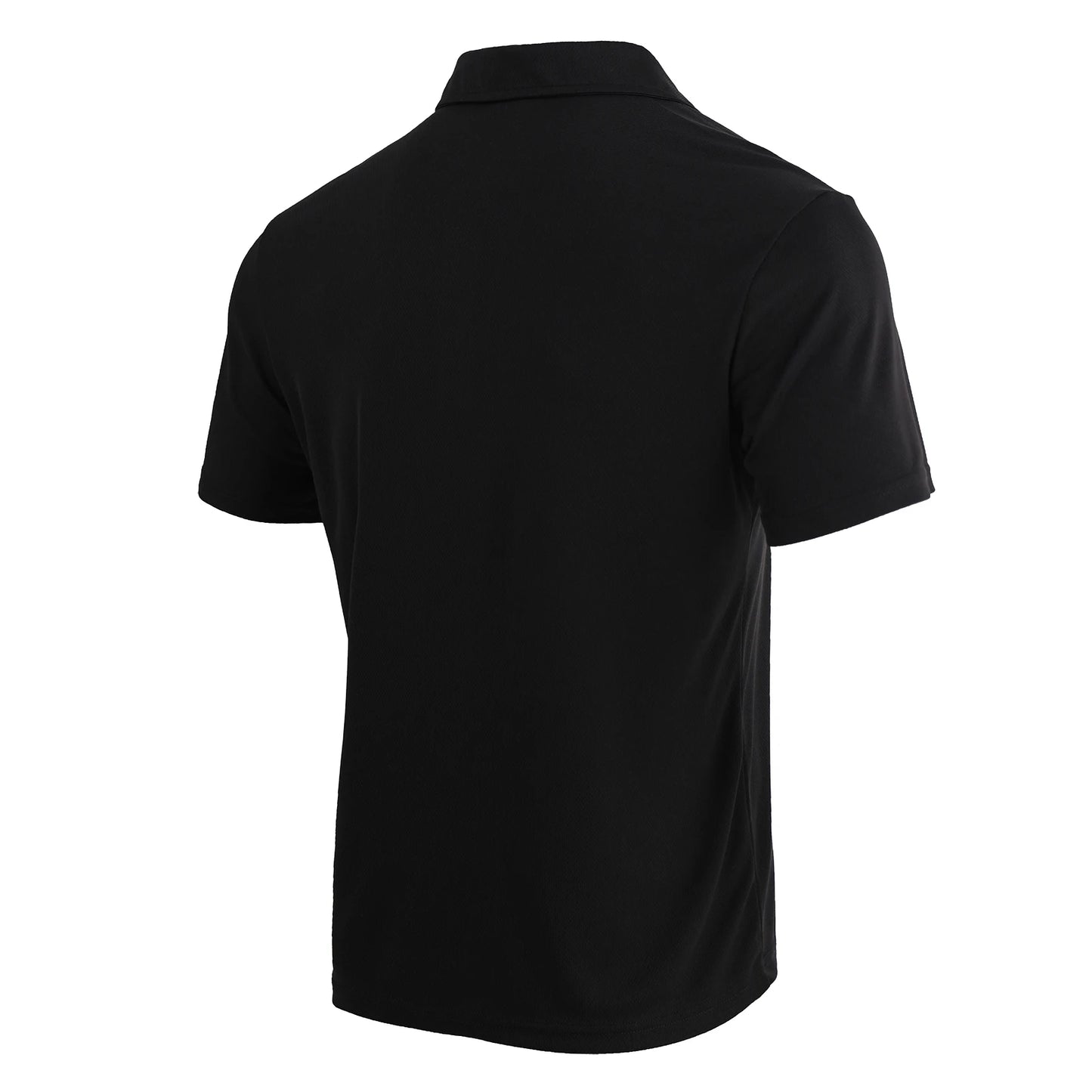 5-piece men's solid color short sleeved polo shirt breathable quick drying short sleeved top