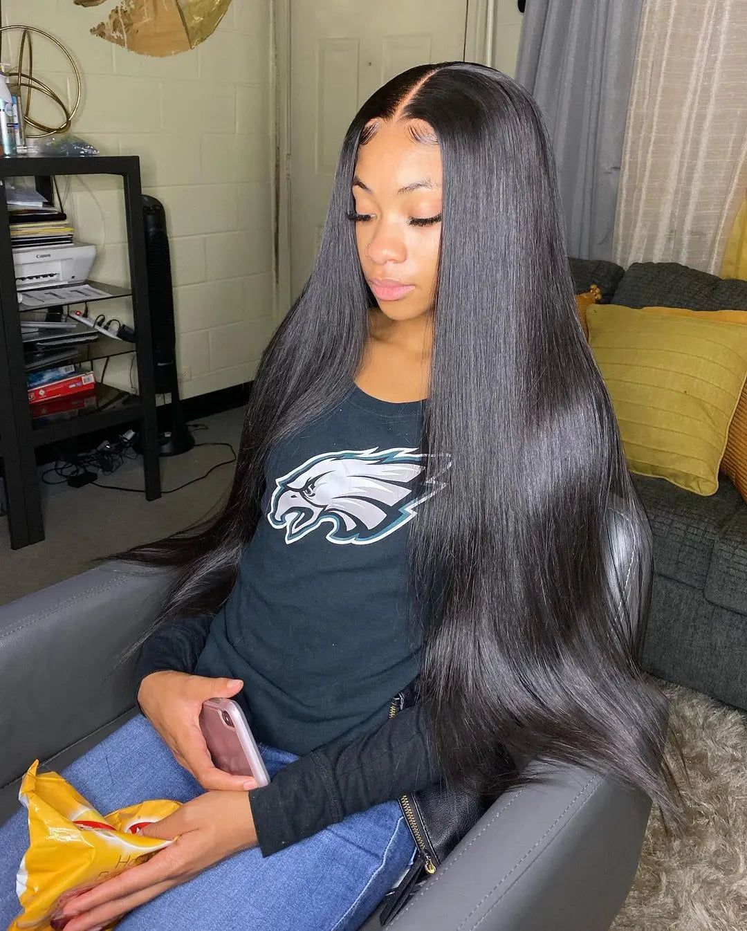 Pre Cut Glueless Wigs Human Hair Ready To Wear And Go Straight 13x6 HD Lace Frontal Wig Human Hair