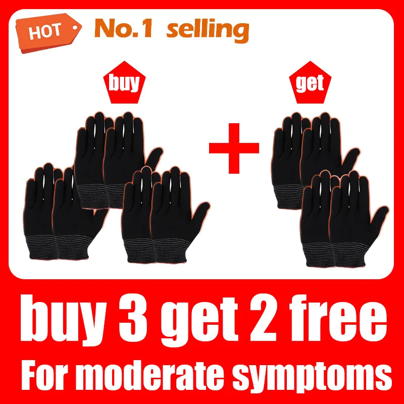Nylon Gloves Winter Outdoor Sports Skiing Cold Hand Care Massage Heating Warm Gloves