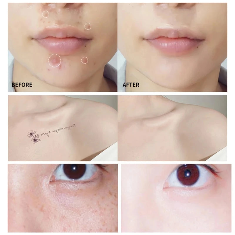 High Definition Concealer Waterproof Full Coverage Concealer For Tattoos Scars Naked beige Natural color