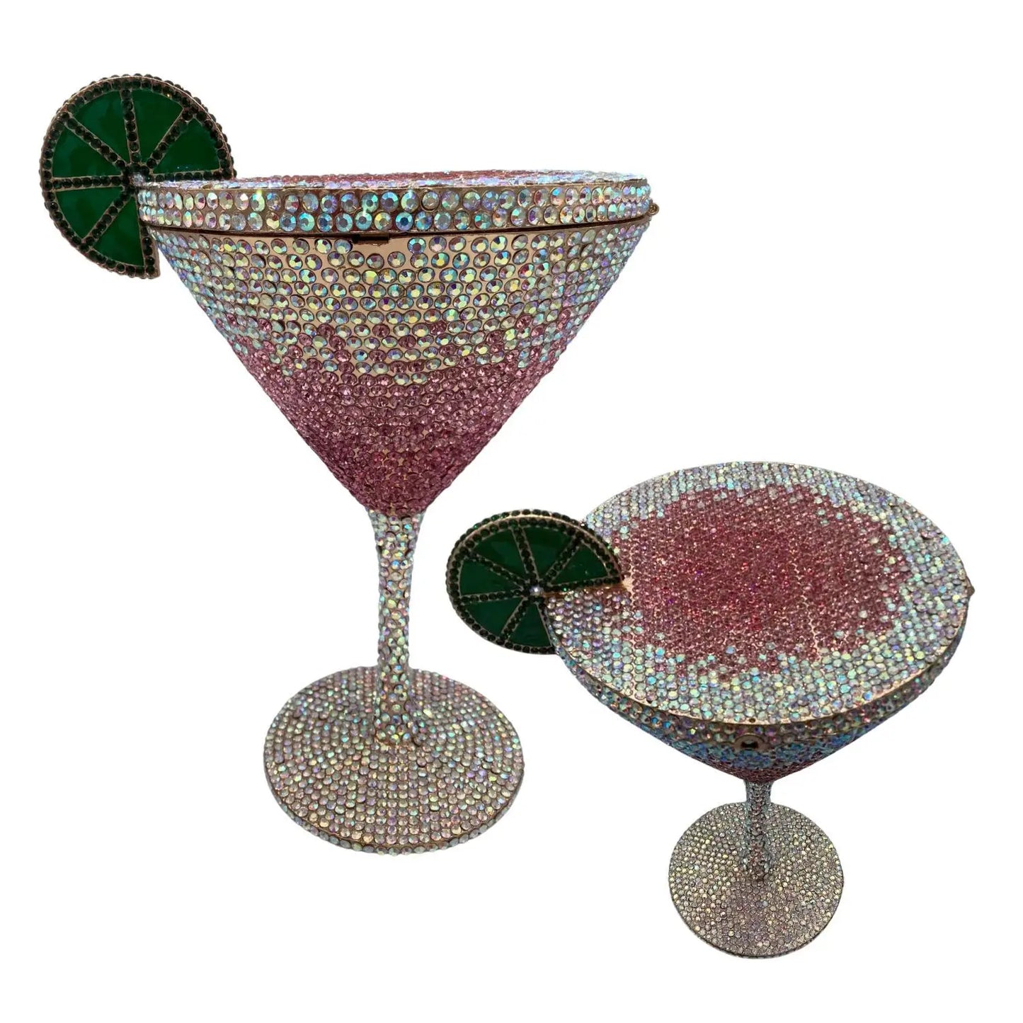 Jewels Martini purse Diamond Evening Purses Crystals Bridal Handbag Dinner Purses Rhinestone Party Clutch Bags