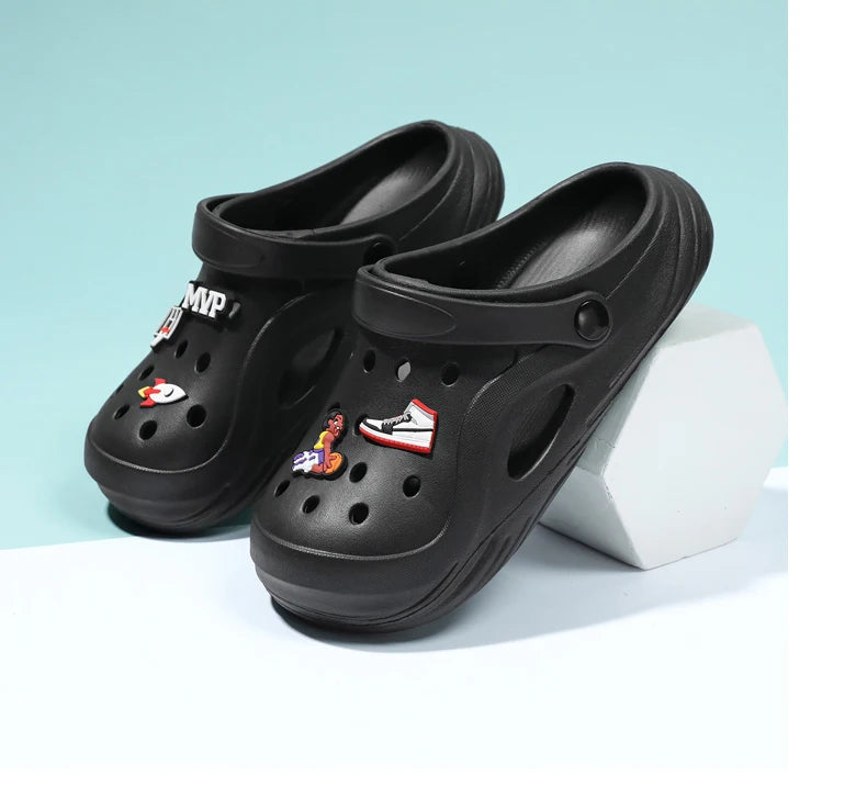 Boys summer garden shoes non-slip indoor soft soled beach sandals