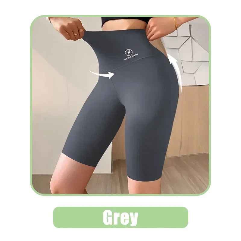 Seamless Women Sports Shorts High Waist Fitness Jogging Body Shaping Boxers Push Up Scrunch Butt Biker Slim Underwear