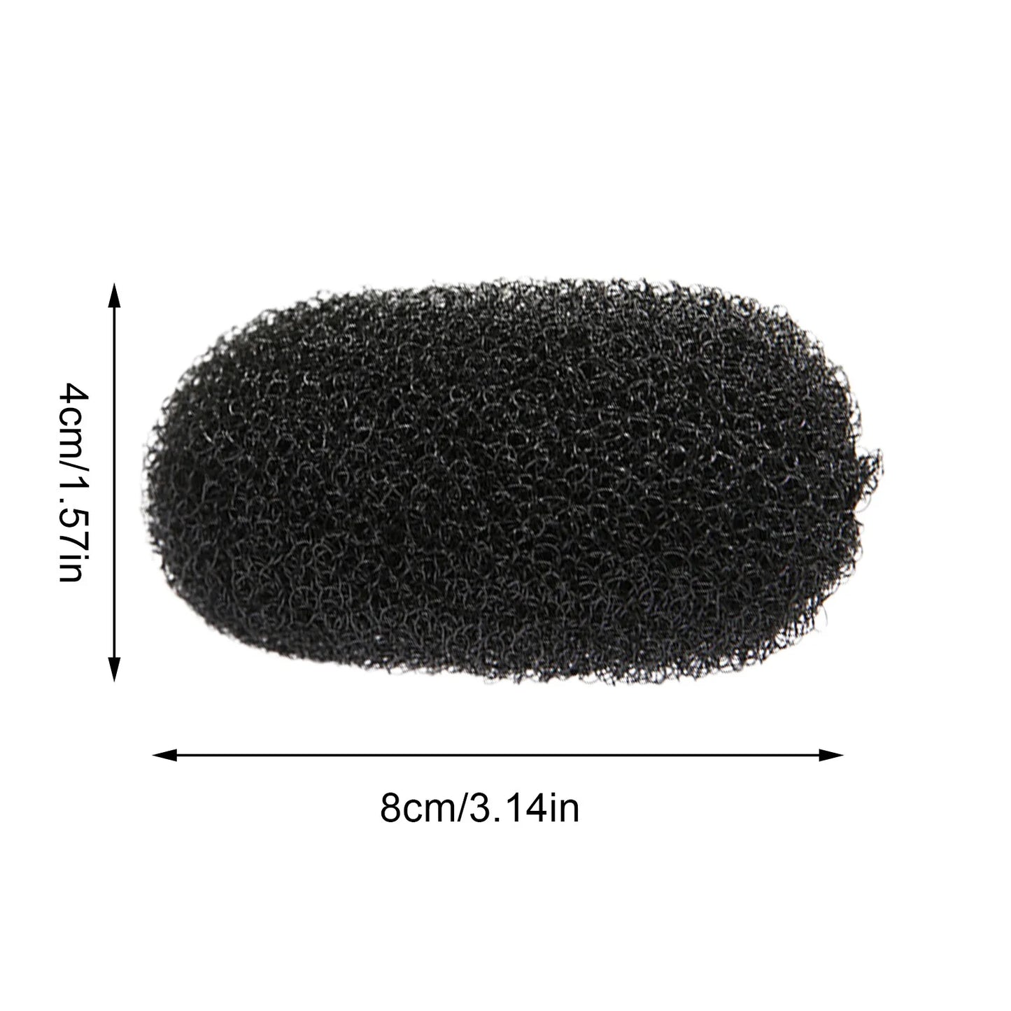 Hair Volume Increase Pad BB Clip Hair Sponge Pad Styling Hair black / United States Coffee / United States
