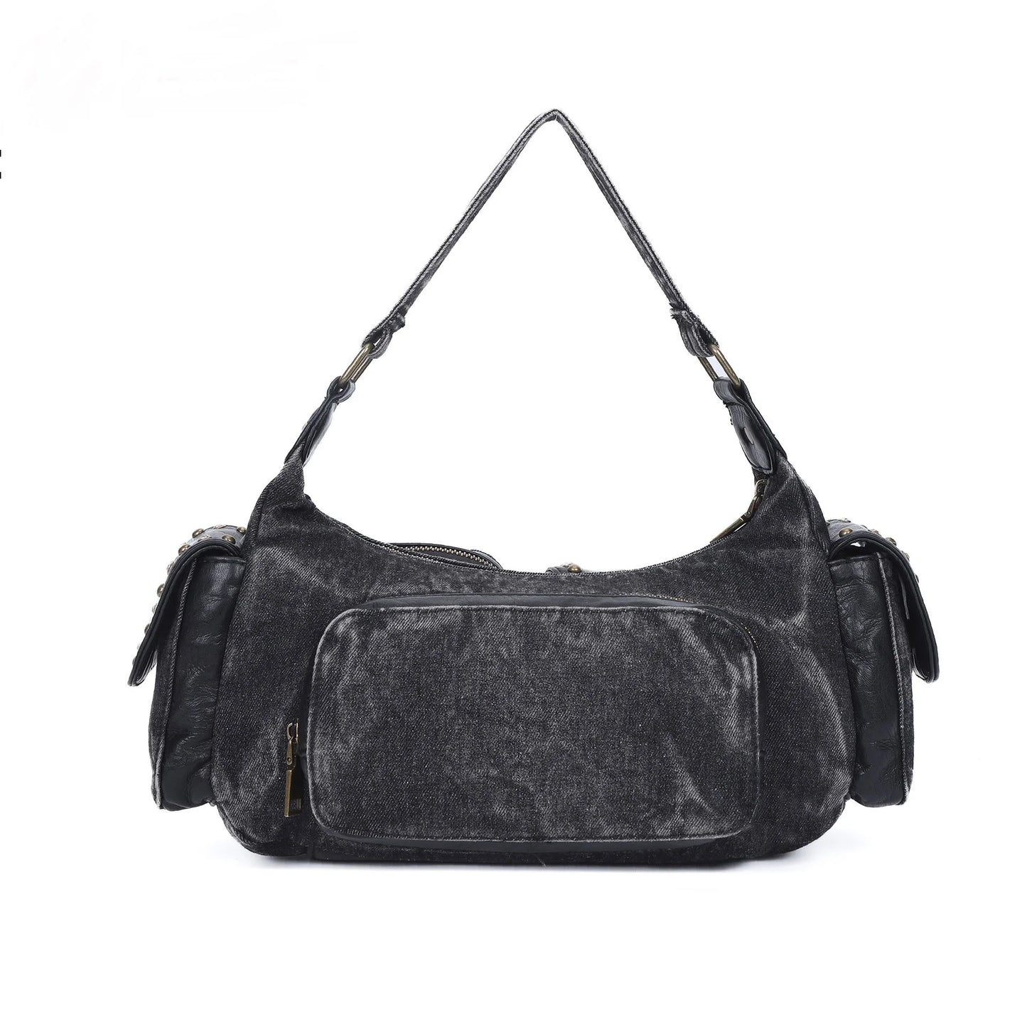 Women's Denim Bag Y2K Vintage Blue Jean Purse and Handbags Crossbody Wallet Large Capacity Baguette Bag Blue / 30cmx15cmx10cm Blue / 30cmx15cmx10cm-