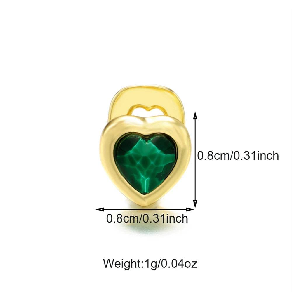 1PCS Hip Hop Single Teeth Grillz For Men Women Gold Silver Color Copper Grillz - Fashionqueene.com