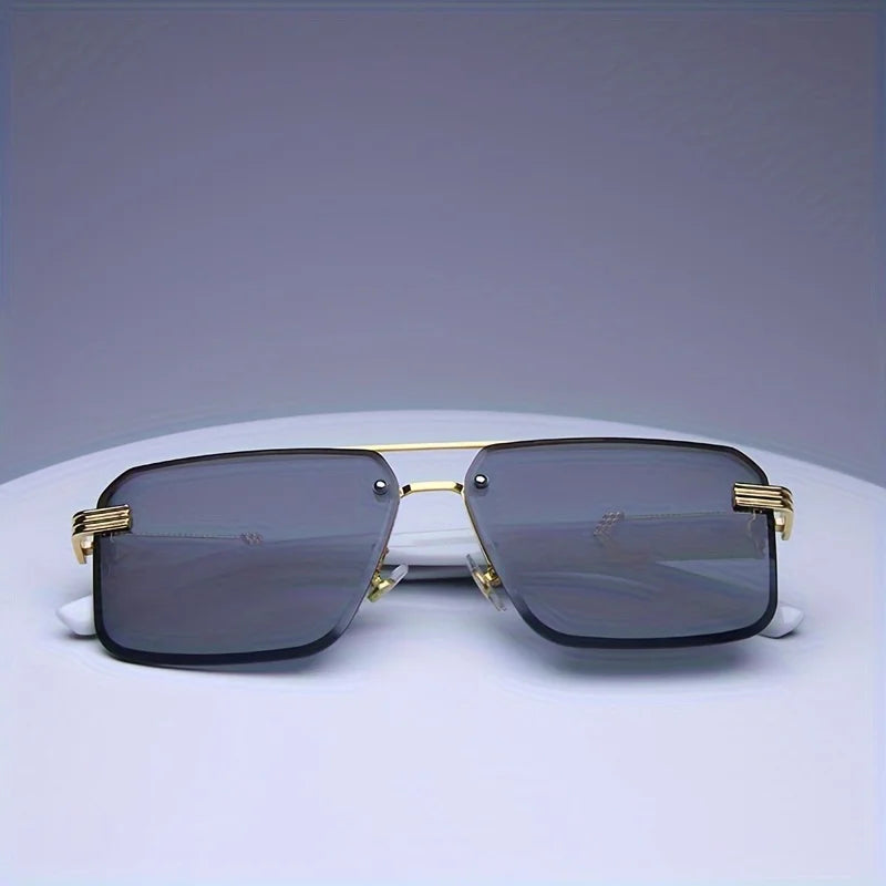 Populare Frameless Sun Glasses Male Female Classic Small Square Summer Traveling Shades