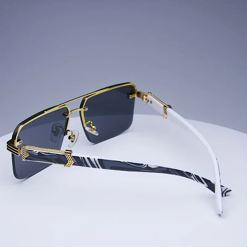 Populare Frameless Sun Glasses Male Female Classic Small Square Summer Traveling Shades