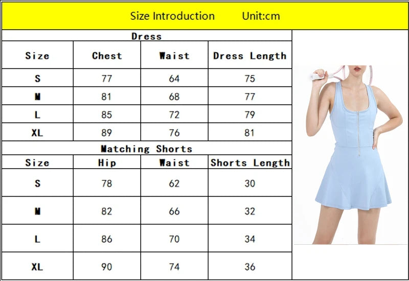 Women's Tracksuit Yoga Tennis Skirt Sets Short Sports Suit Gym Outfit Sexy Fitness Sportswear Golf Dress 2 Piece Workout Clothes