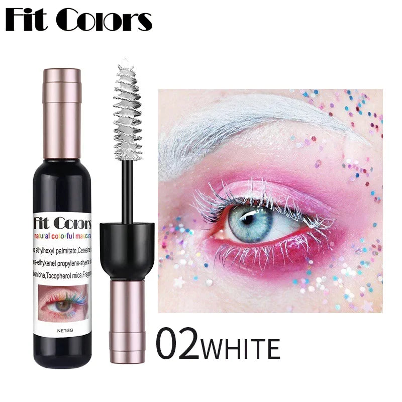 1PC Colorful Eyelash Mascara EyeLashes Extension Curling Lengthen White Purple