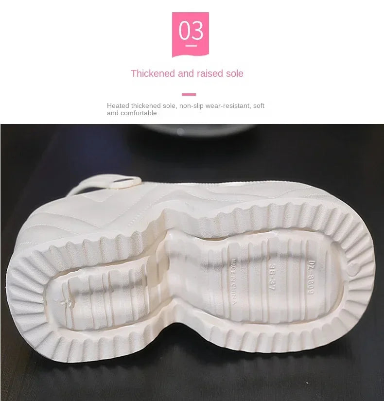High Platform Fashion Clogs Shoes Women's Thick Bottom EVA Sandals
