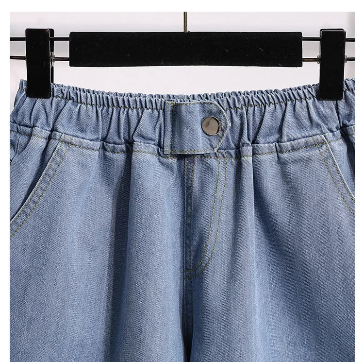 Plus Size Plus Size High Waist Wide Leg Hot Pants Women's Short Pants