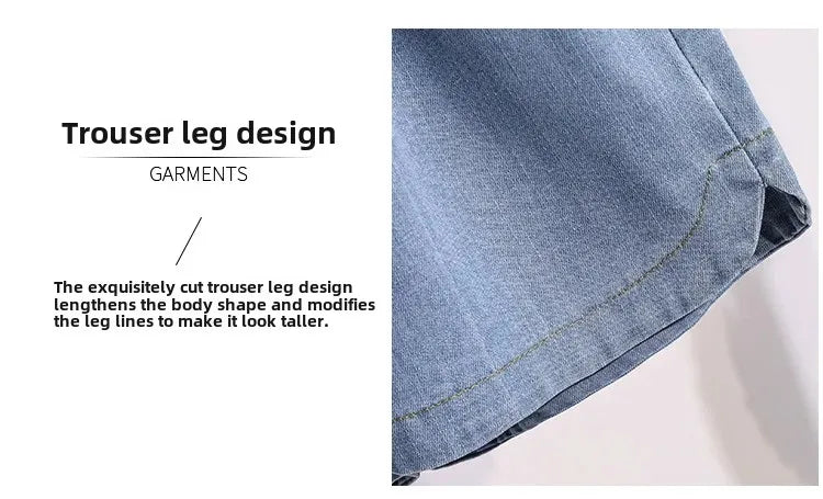 Plus Size Plus Size High Waist Wide Leg Hot Pants Women's Short Pants