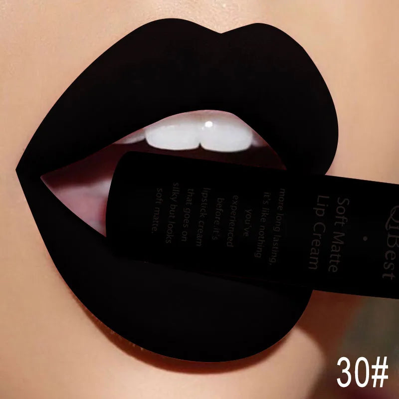 Hot Velvet Matte Nude Lip Gloss Sexy Long Lasting Non-stick Cup Nude Red Liquid Lipstick Waterproof 1 3