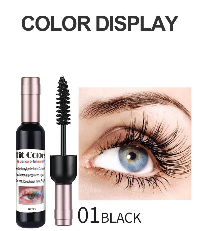 1PC Colorful Eyelash Mascara EyeLashes Extension Curling Lengthen White Purple