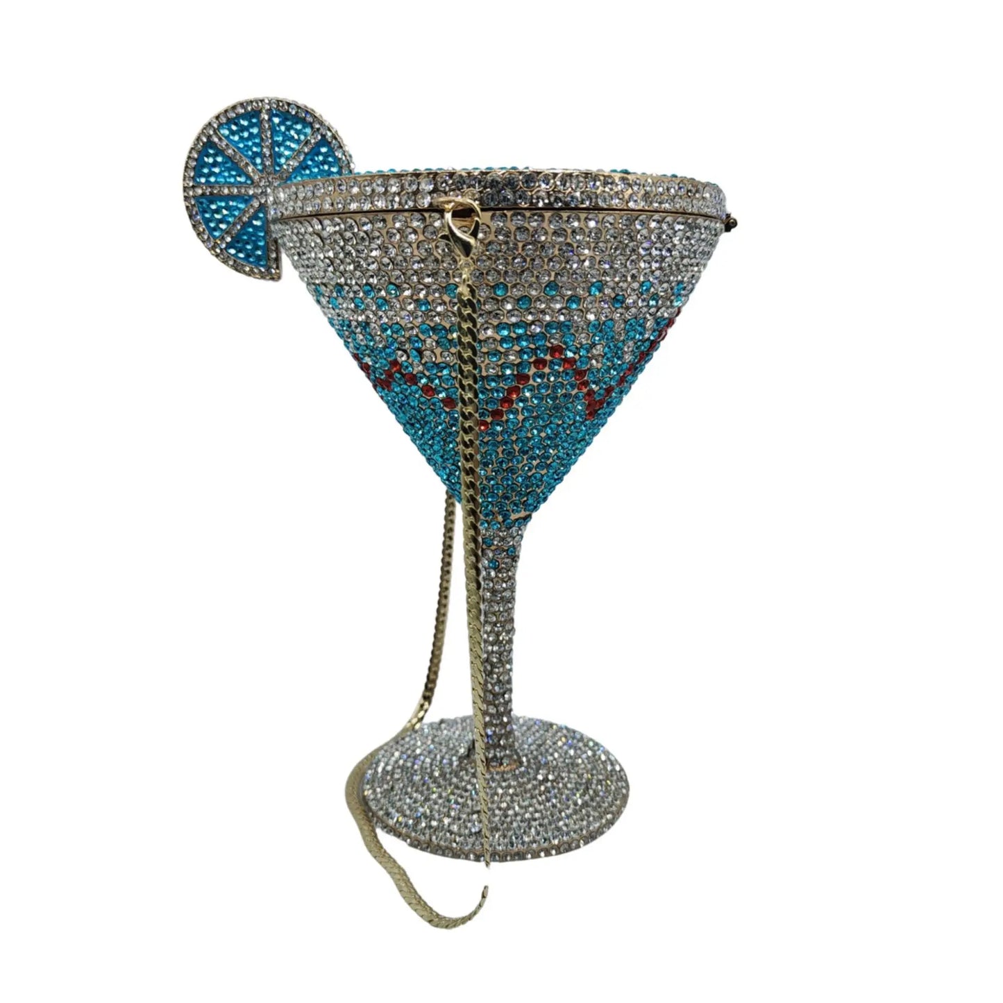 Jewels Martini purse Diamond Evening Purses Crystals Bridal Handbag Dinner Purses Rhinestone Party Clutch Bags