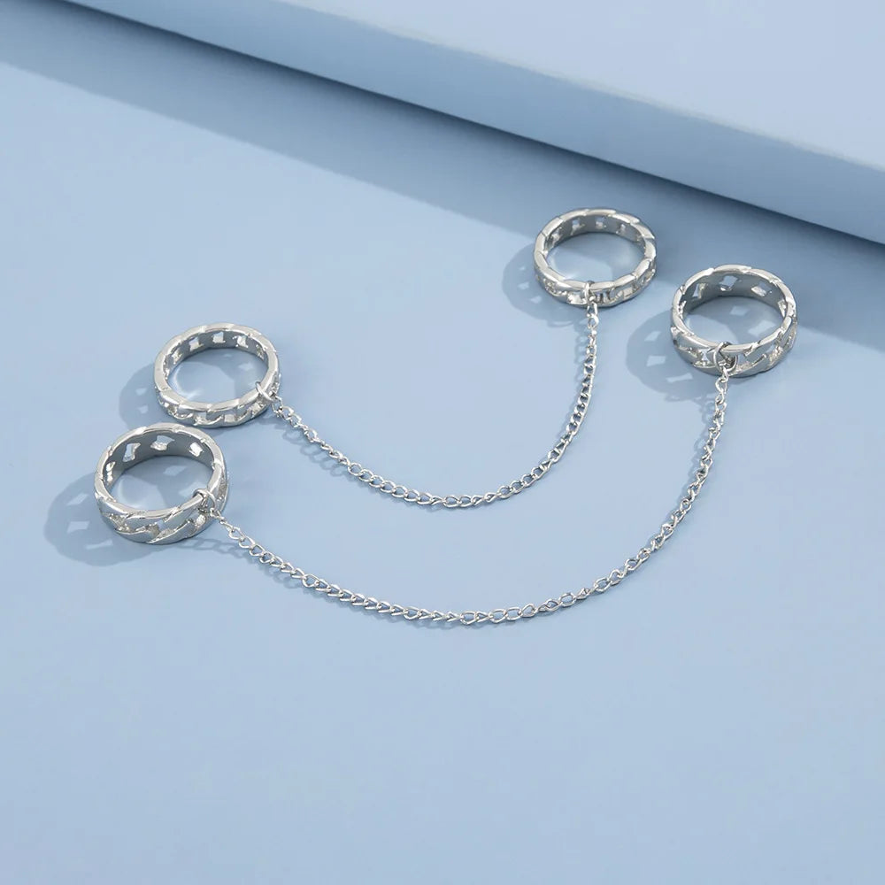 Tassel Chain Open Rings for Women Multi-layer Adjustable Finger Rings RI21Y0030 RI22Y0114 RI21Y0342 RI21Y0030-RI22Y0114-RI21Y0342-