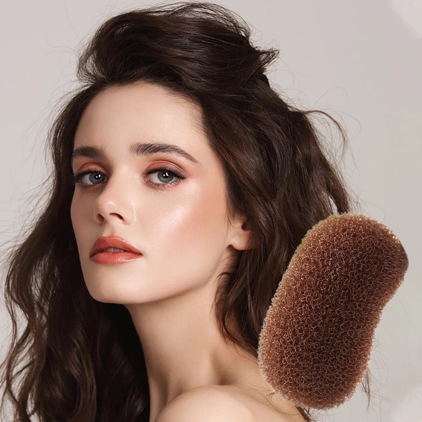 Hair Volume Increase Pad BB Clip Hair Sponge Pad Styling Hair black / United States Coffee / United States