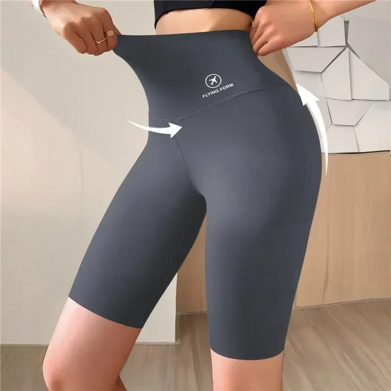Seamless Women Sports Shorts High Waist Fitness Jogging Body Shaping Boxers Push Up Scrunch Butt Biker Slim Underwear