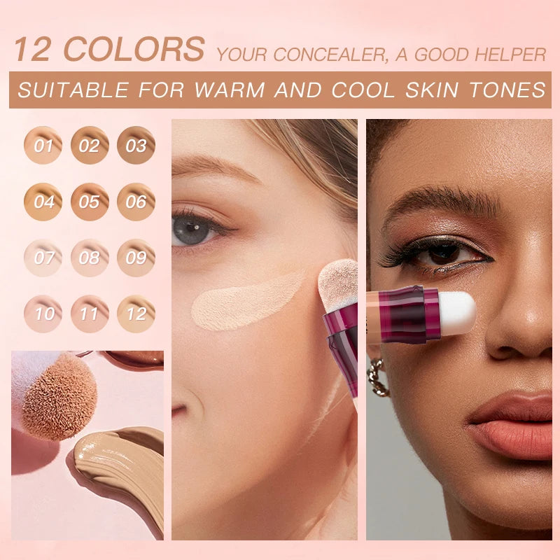 Sponge Head Concealer For Dark Circles Tears Freckles Dark Circles High-end Makeup
