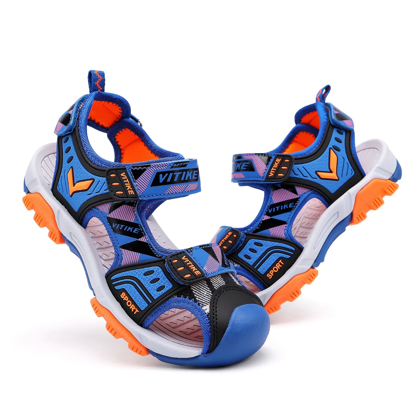 Kids Sports Sandal Outdoor Hiking Athletic Closed-Toe Beach Girls Summer Pool Shoes
