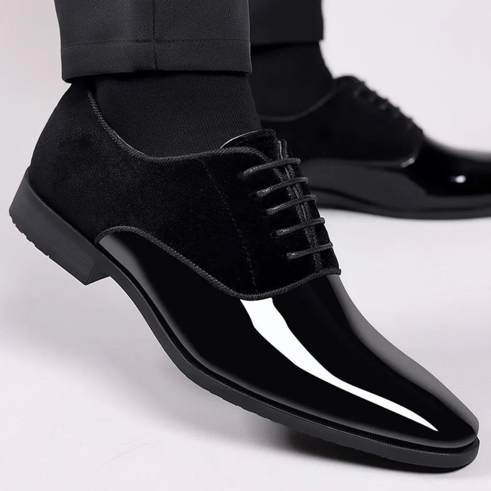 Men's Oxford Shoes Lace up Formal High Gloss Low Top Square Toe Suit Tuxedo Dress black / 6.5 / United States black / 6 / United States black / 8 / United States black / 6.5 / United States-black / 6 / United States-black / 8 / United States-black / 7 / United States-black / 9.5 / United States-black / 8.5 / United States-black / 11 / United States-black / 10 / United States-black / 13 / United States-black / 12 / United States-black / 14 / United States-