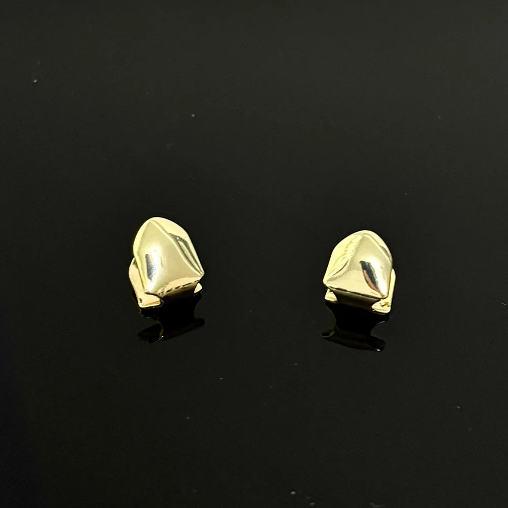 3PCS/Set Hollow Star Teeth Grillz Single Horizontal Bar Zircon Tooth Caps