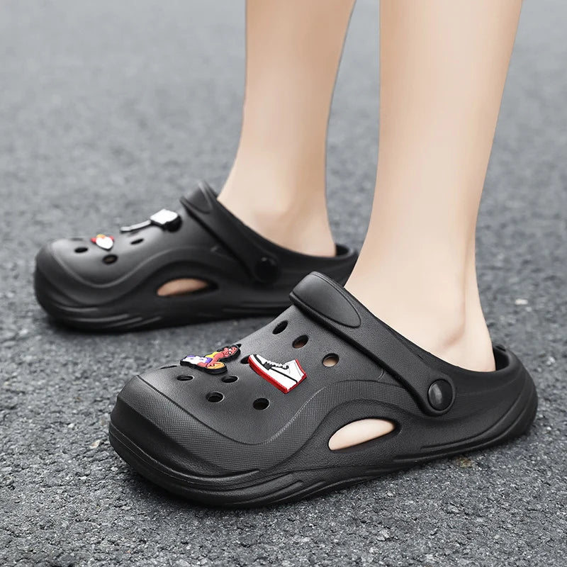 Boys summer garden shoes non-slip indoor soft soled beach sandals
