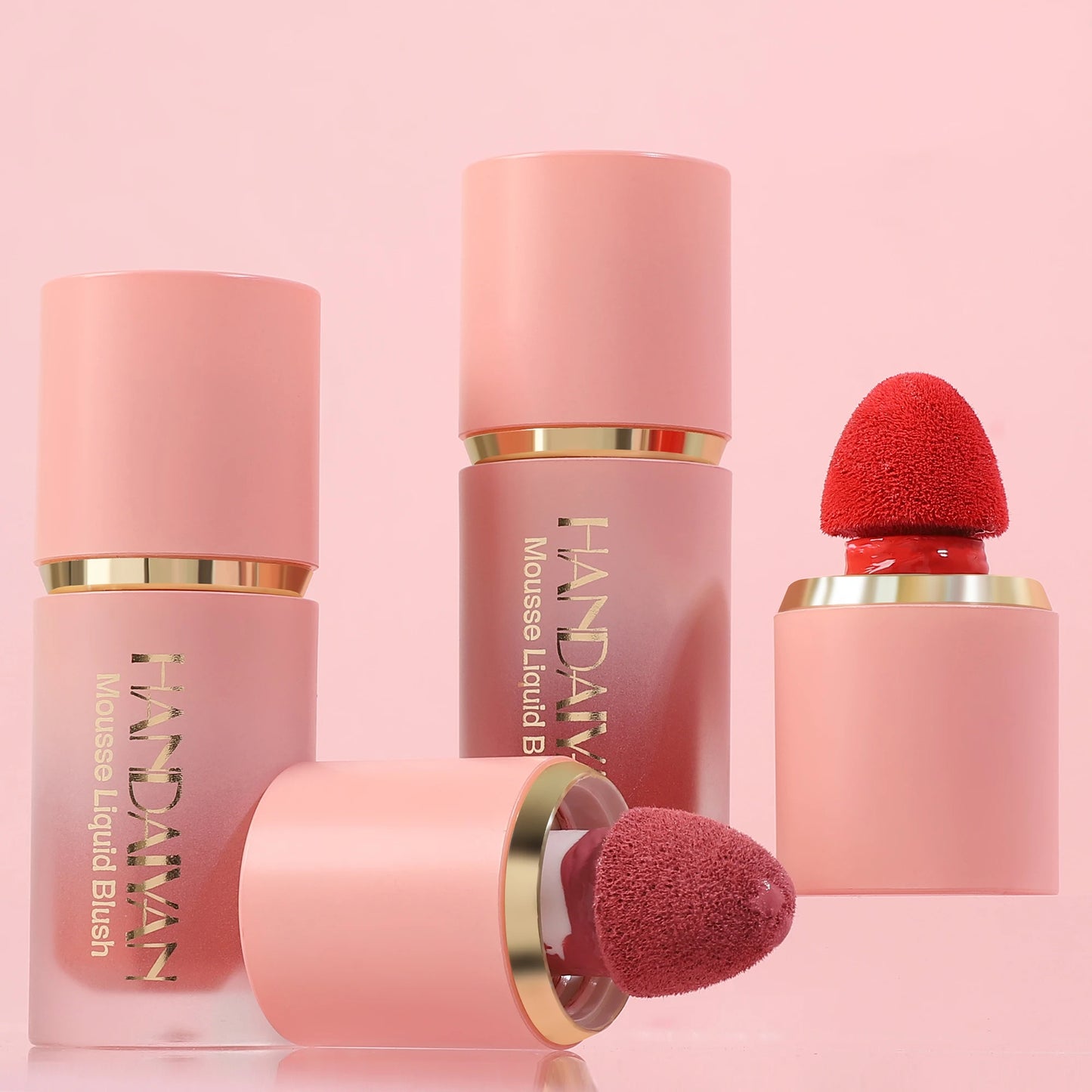 Handaiyan Matte Glitter Face Liquid Blusher Smooth Cheek Blush Highlighter Stick Rouge