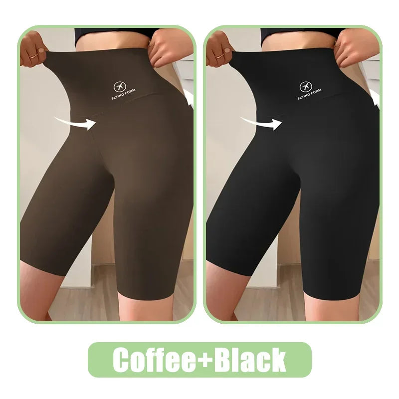 Seamless Women Sports Shorts High Waist Fitness Jogging Body Shaping Boxers Push Up Scrunch Butt Biker Slim Underwear