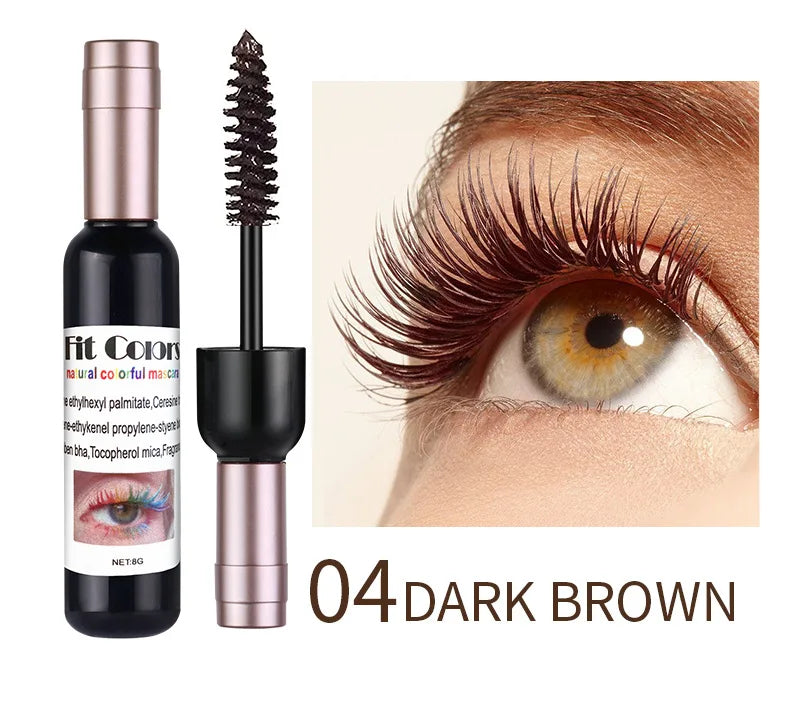 1PC Colorful Eyelash Mascara EyeLashes Extension Curling Lengthen White Purple