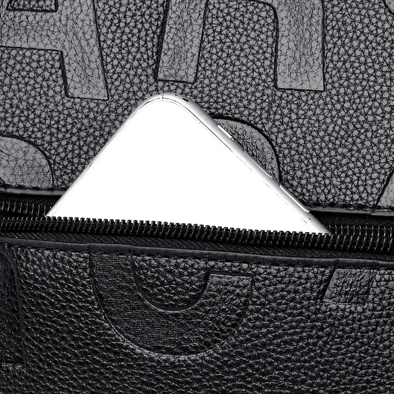 2-layer pockets Letter Printing Luxury Handbags Women Leather Bags Vintage Ladies Shoulder Crossbody Bags for Women Tote Bag