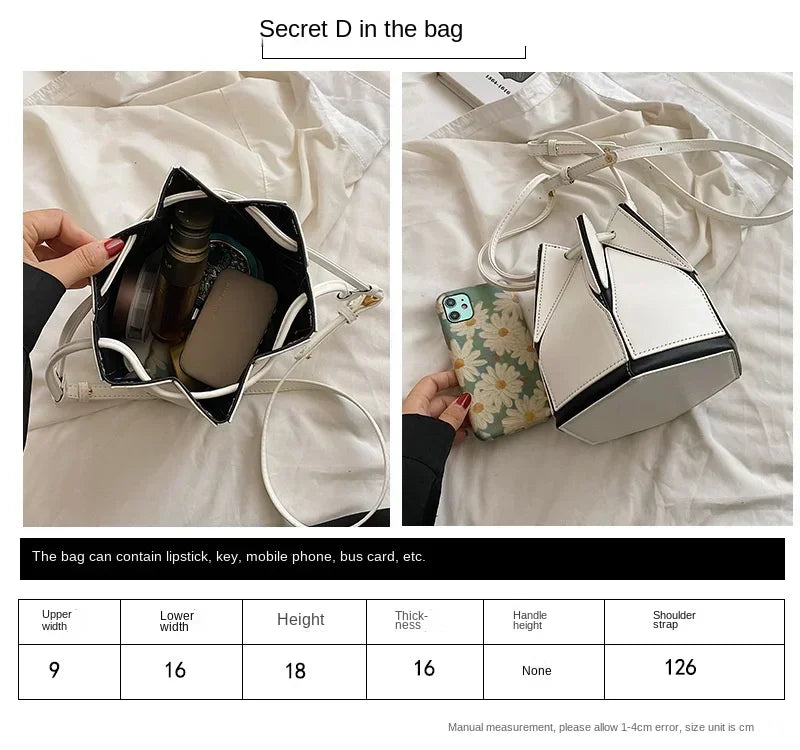 Women's Foldable Bag Multifunctional Messenger Bag Portable Bag High Quality