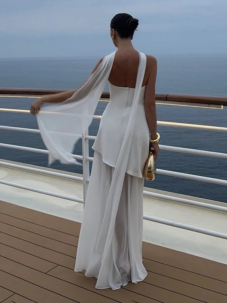 Strapless Dress With Ribbon Female Elegant Sleeveless Mesh Beach Vacation Long Dress Red / S Red / M Red / L Red / S-Red / M-Red / L-Blue / L-Yellow / S-Yellow / M-Yellow / L-Blue / S-Blue / M-Coffee / L-Coffee / M-Coffee / S-Wine Red / L-Wine Red / M-Wine Red / S-Black / L-Black / M-Black / S-White / L-White / M-White / S-