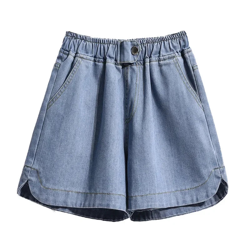 Plus Size Plus Size High Waist Wide Leg Hot Pants Women's Short Pants